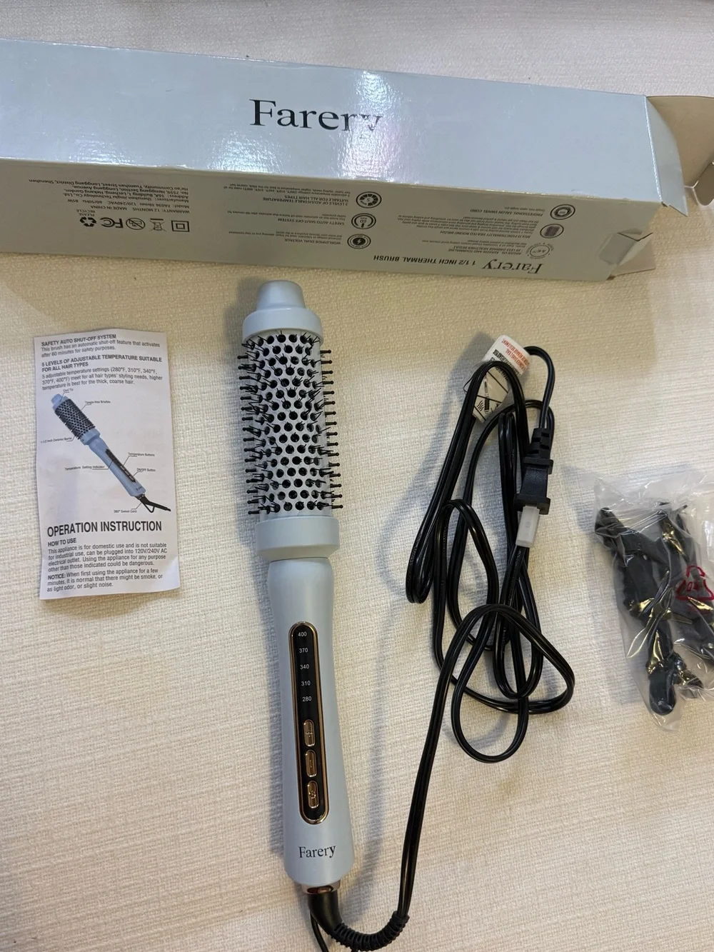 Farery Blue Box — 1 1/2 in Thermal Brush